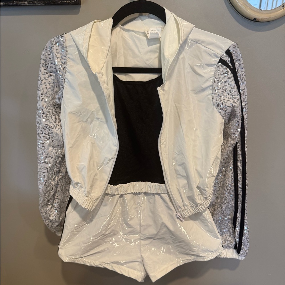Weissman White and Black hip hop costume.